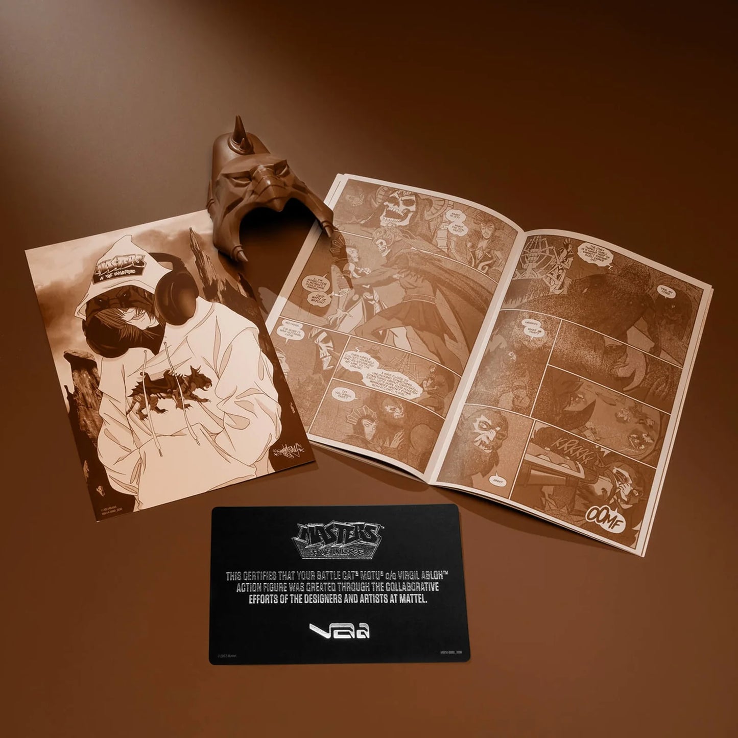 Virgil Abloh x MOTU Battle Cat Collector Figure – Limited Edition Collectible for Fans and Collectors