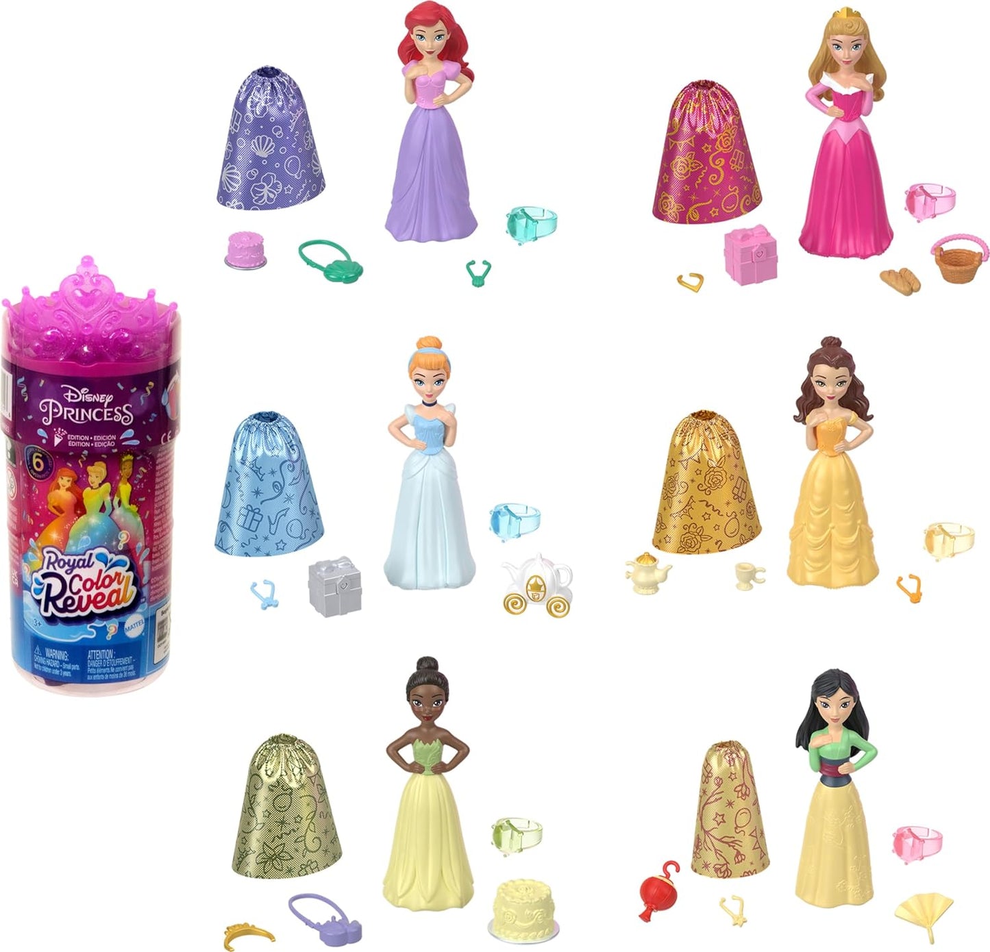 Disney Princess Royal Color Reveal Doll