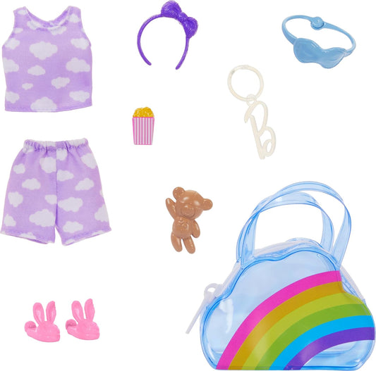 Barbie Clothes and Accessories Deluxe Keychain Rainbow Bag