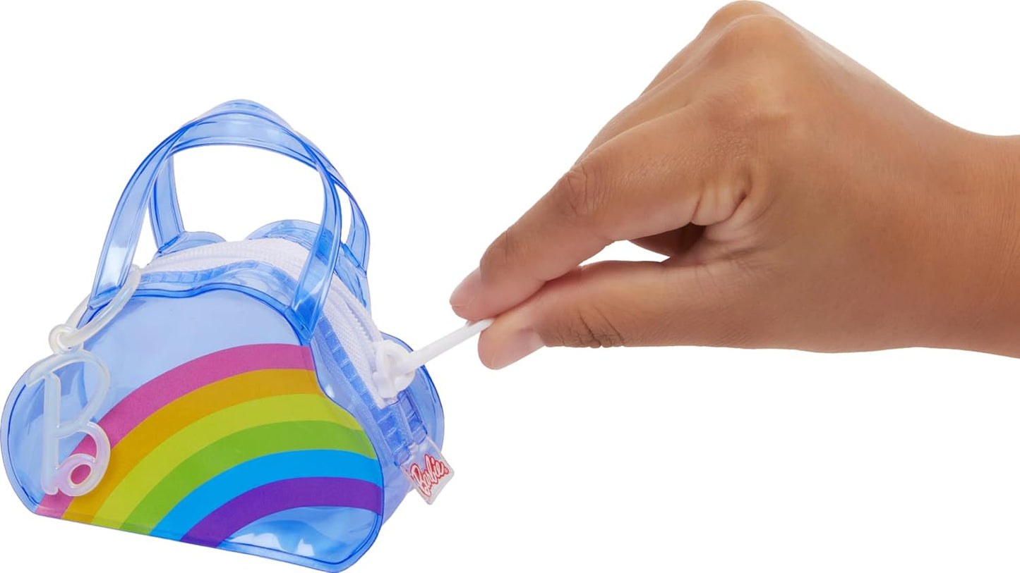 Barbie Clothes and Accessories Deluxe Keychain Rainbow Bag