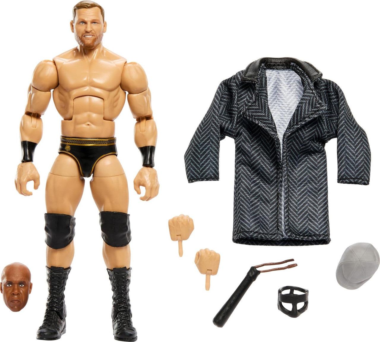 WWE Elite Collection Ridge Holland Figure and Virgil Build-A-Figure Parts