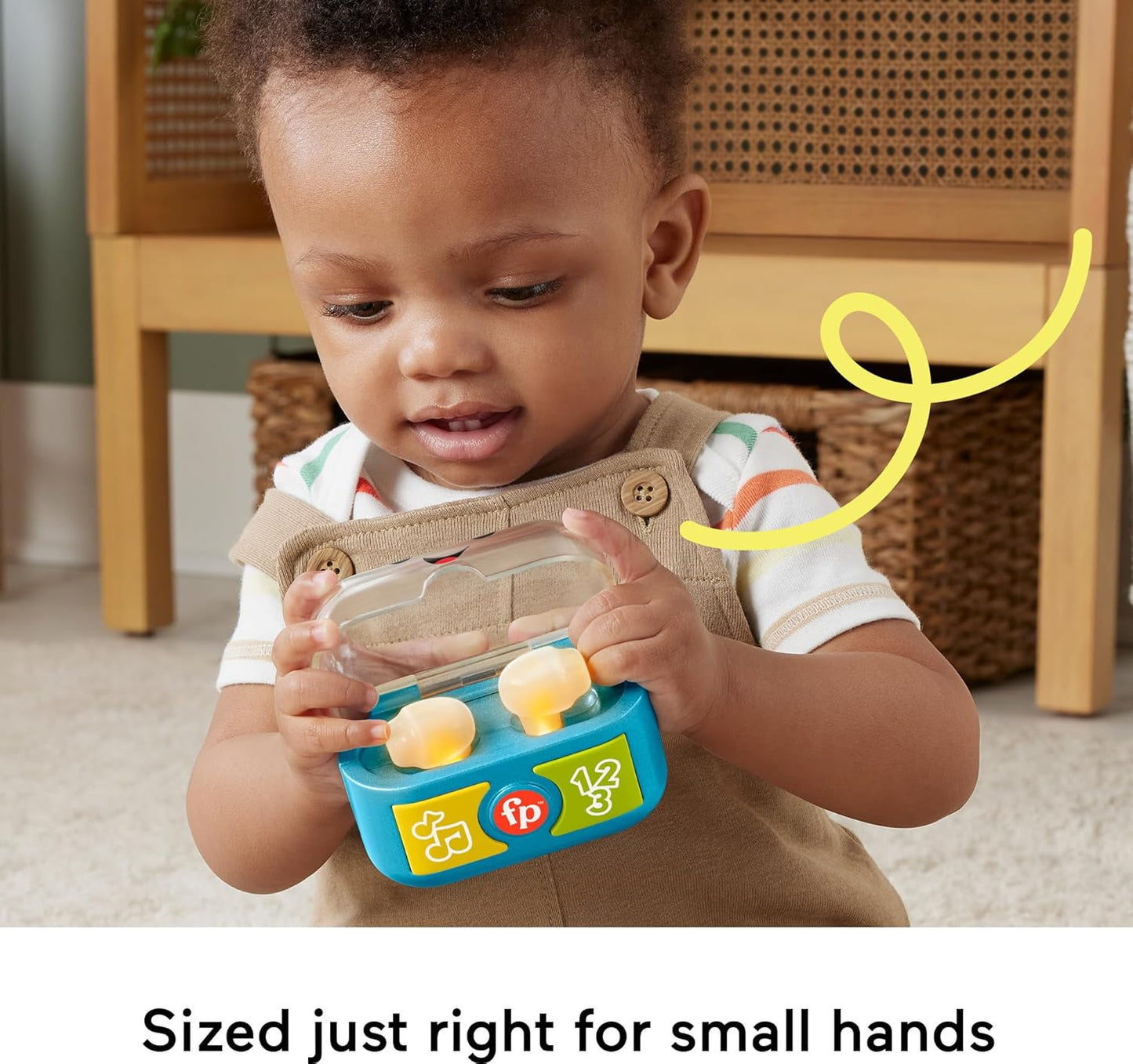 Fisher-Price Laugh & Learn Play Along Ear Buds Interactive Baby Learning Toy