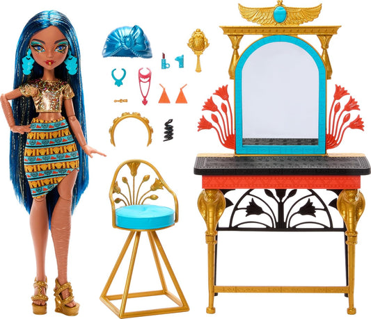 Monster High Self Scare Day Cleo De Nile Doll Play Set