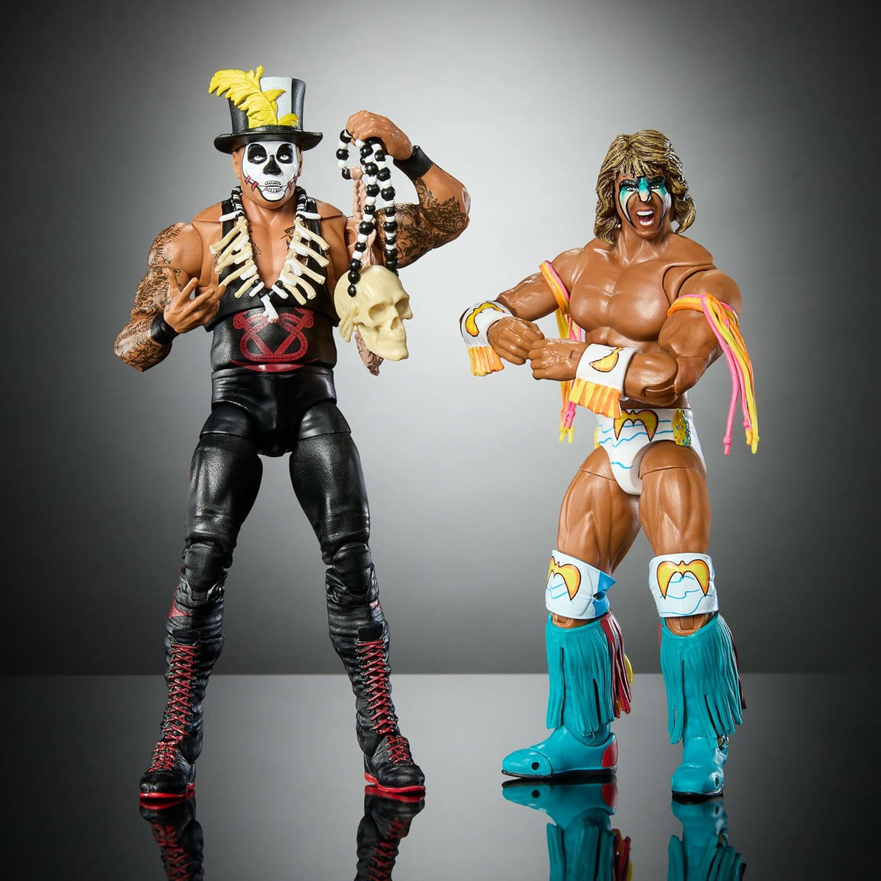 WWE Ultimate Edition Ultimate Warrior & Papa Shango Figure