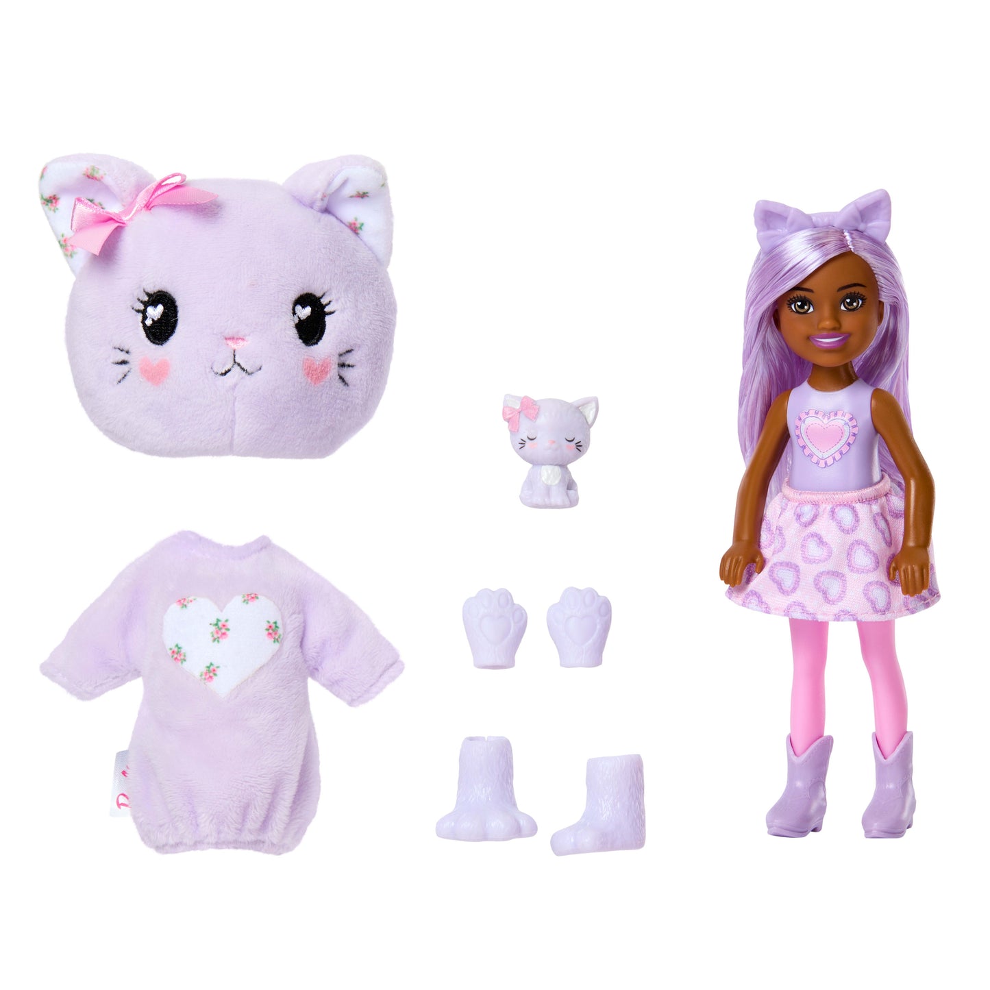 Barbie Cutie Reveal Chelsea Doll with Plush Animal Costume Surprise Set