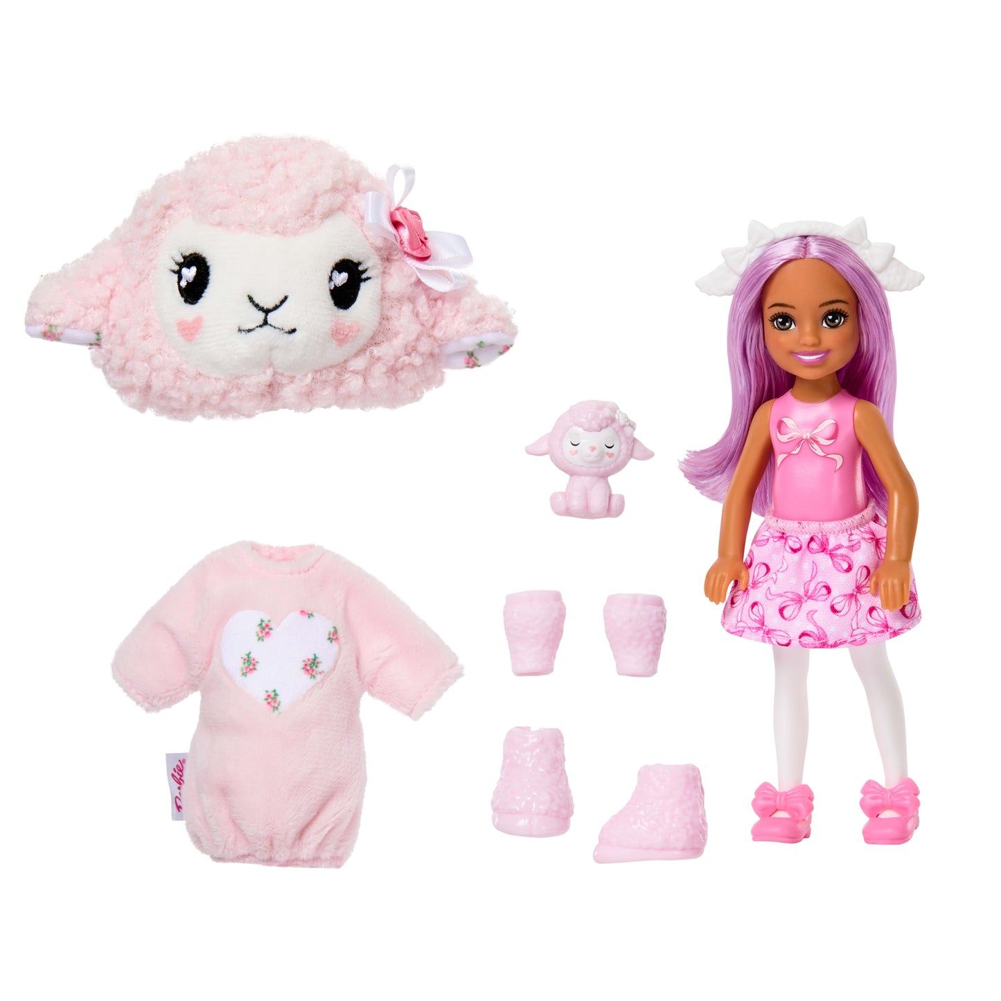 Barbie Cutie Reveal Chelsea Doll with Plush Animal Costume Surprise Set