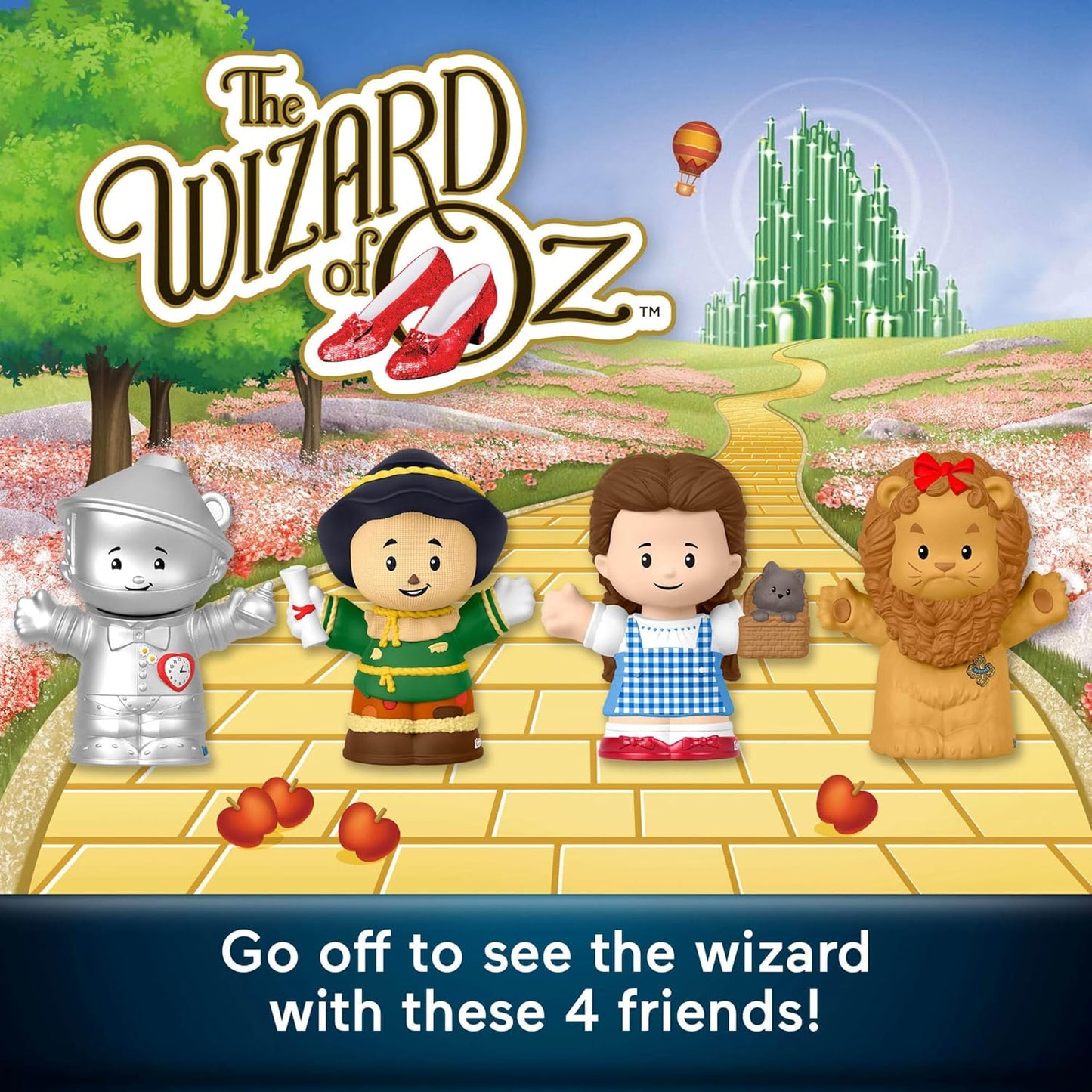 Little People Collector The Wizard of Oz Special Edition Movie Figure Set with 4 Collectible Figures in Display Gift Package