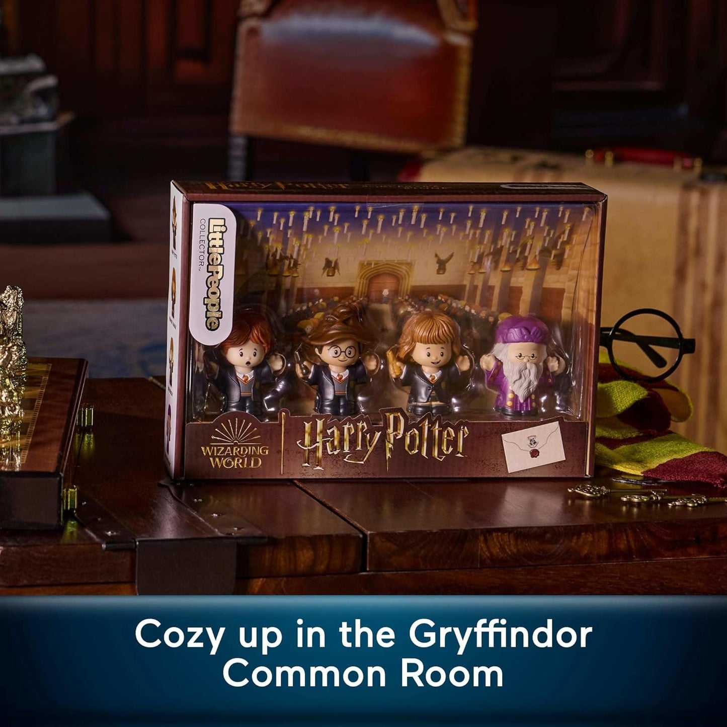 Little People Collector Harry Potter and the Sorcerer’s Stone Special Edition Set with 4 Collectible Figures in Display Package