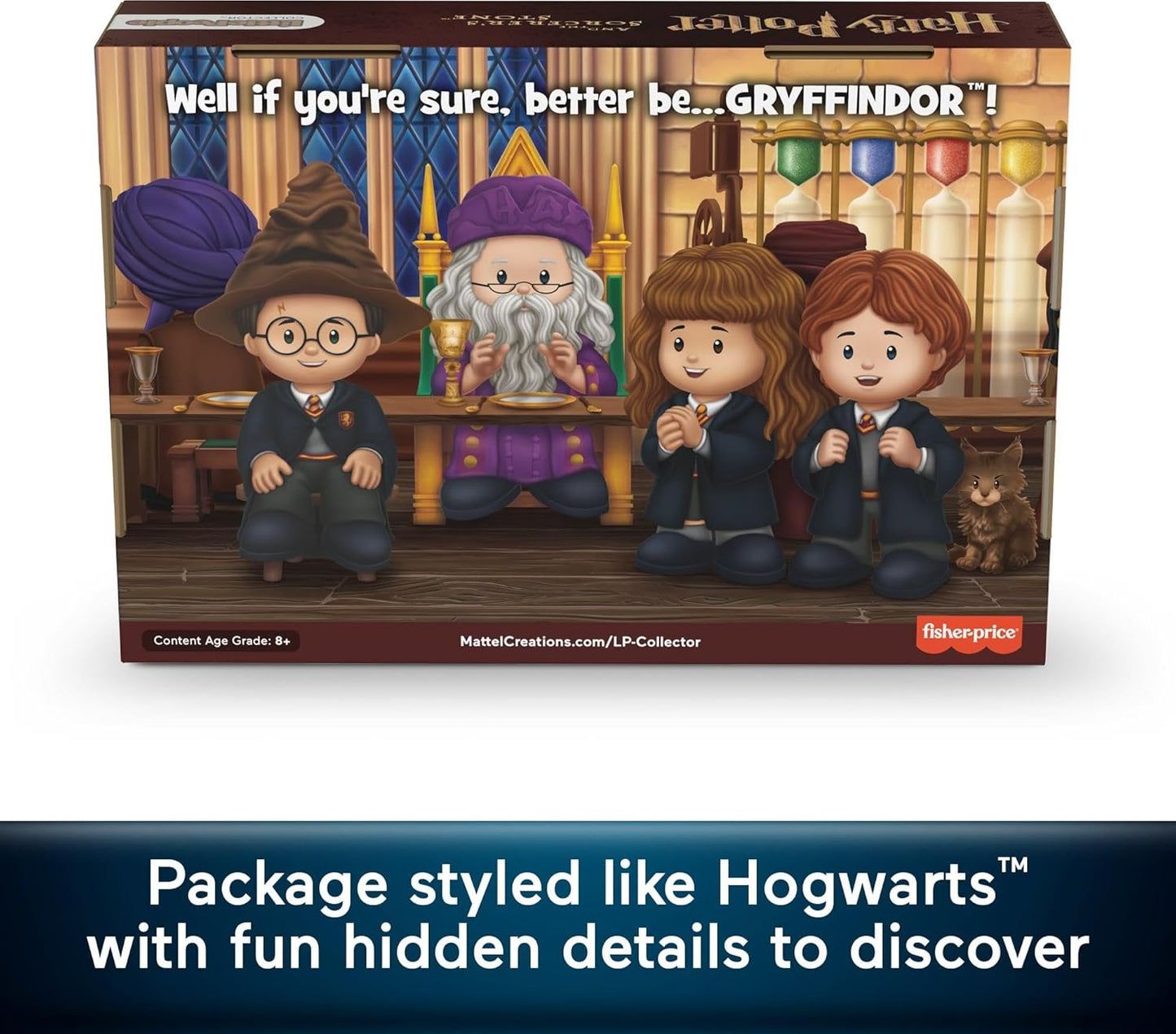 Little People Collector Harry Potter and the Sorcerer’s Stone Special Edition Set with 4 Collectible Figures in Display Package
