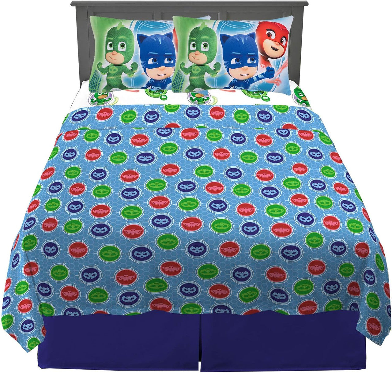 PJ Masks 4 Piece Full Sheet Set