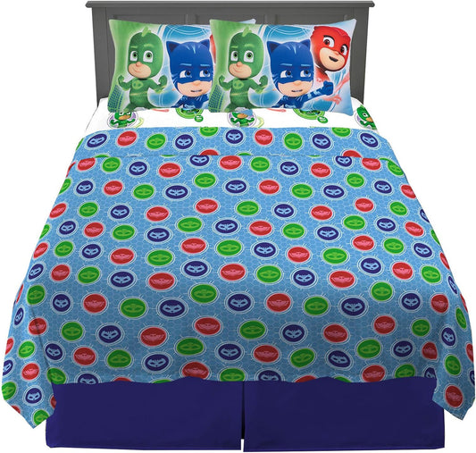 PJ Masks 4 Piece Full Sheet Set