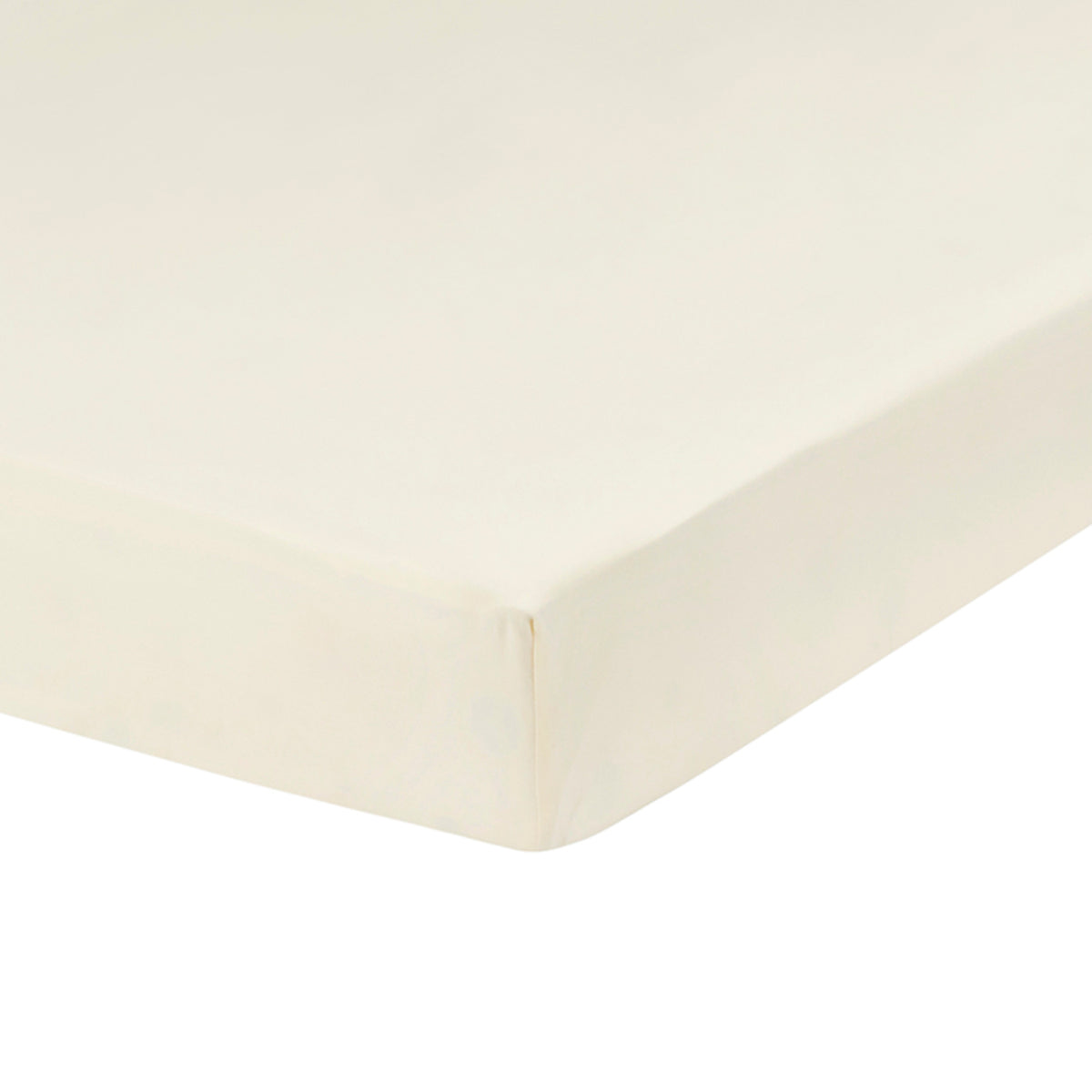 Beige Fitted Crib Sheet