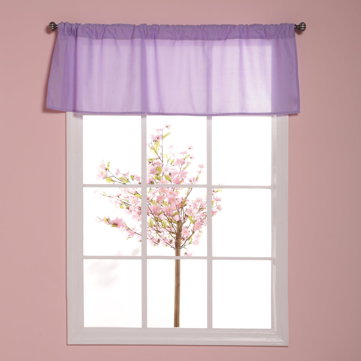 Purple Window Valance