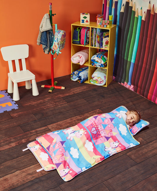 Unicorn Dreams Nap Mat with Pillow
