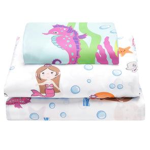 Mermaid Twin Size Bed Sheet Set
