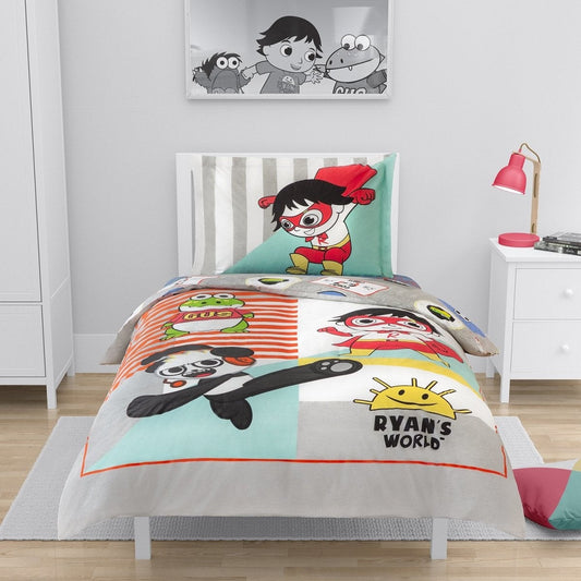 Ryan's World Full/Queen Duvet and 2 Shams