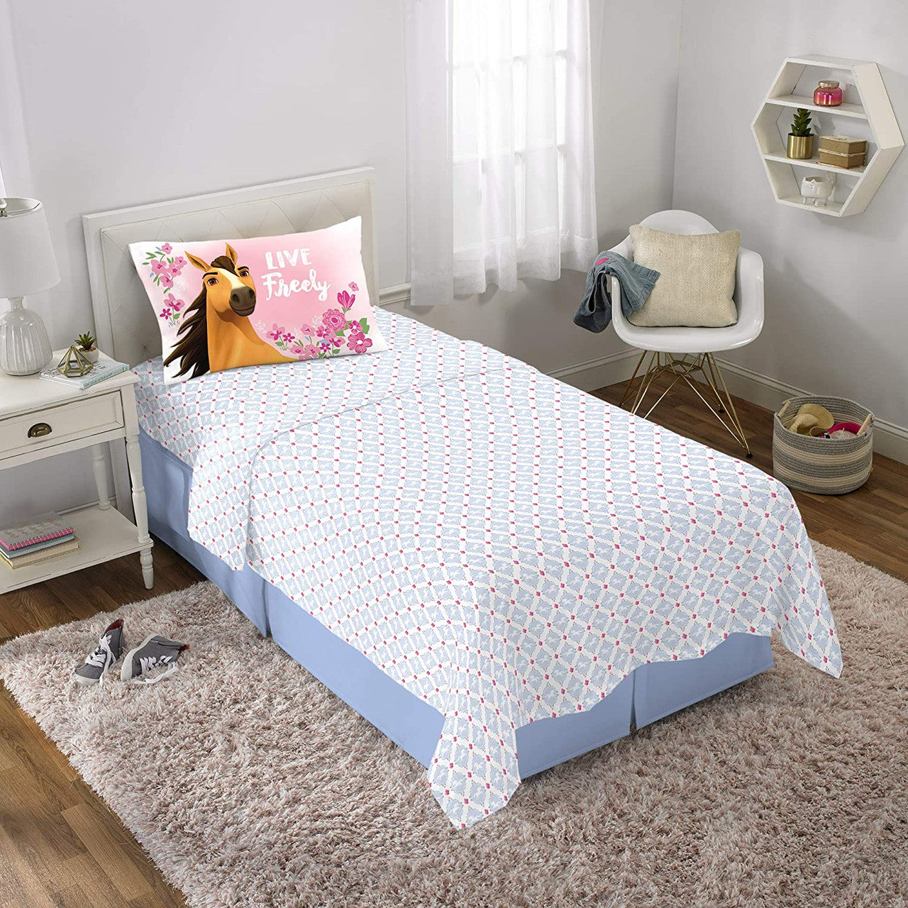 Spirit Live Freely Twin Sheet Set
