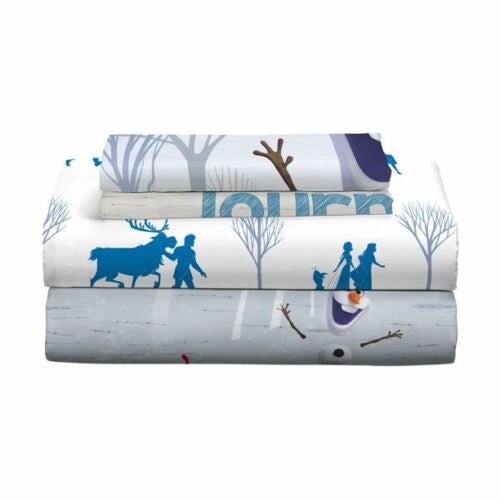 Disney Olaf's Journey 4 Piece Full Sheet Set