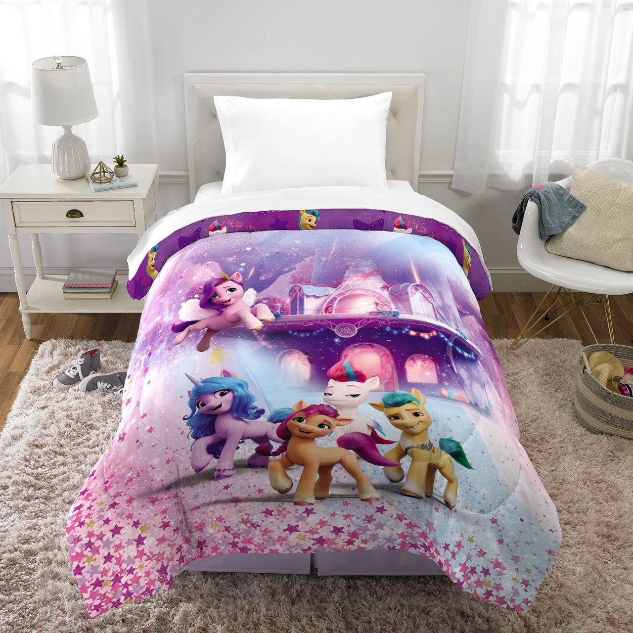 My Little Pony Twin/Full  Reversible Comforter