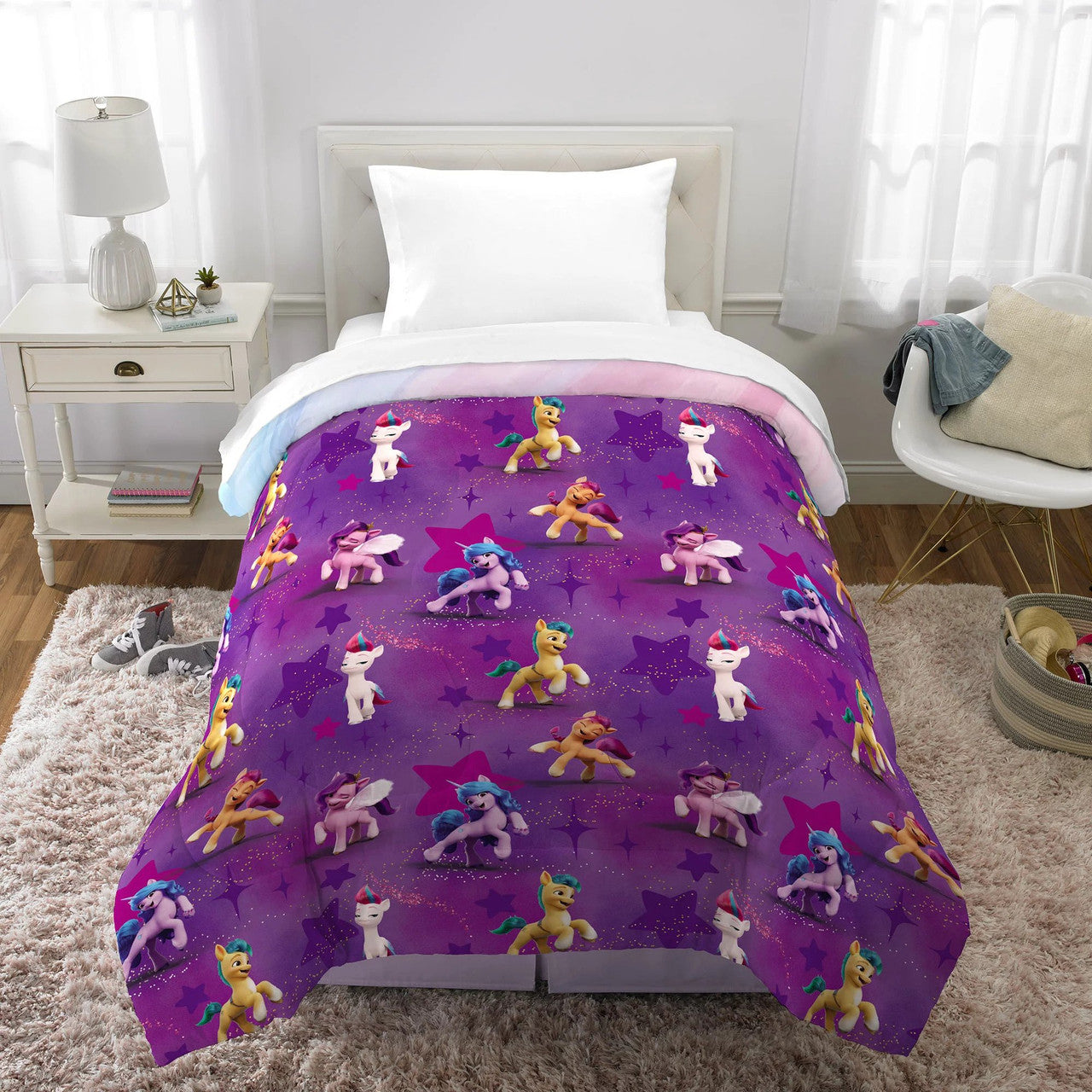 My Little Pony Twin/Full  Reversible Comforter