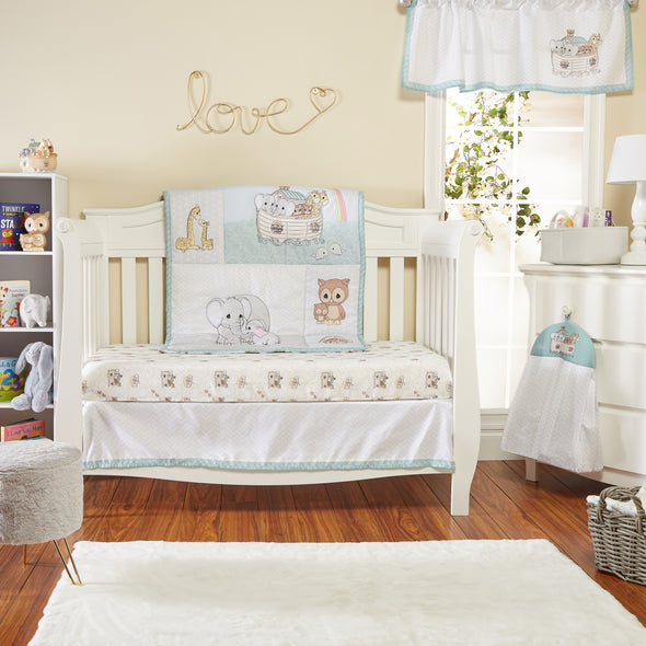 Precious Moments Boys 4pc Crib Bedding Set