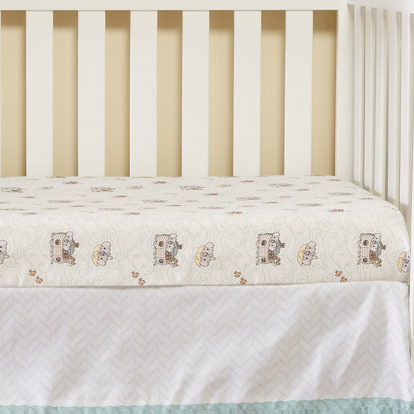 Precious Moments Boys 4pc Crib Bedding Set