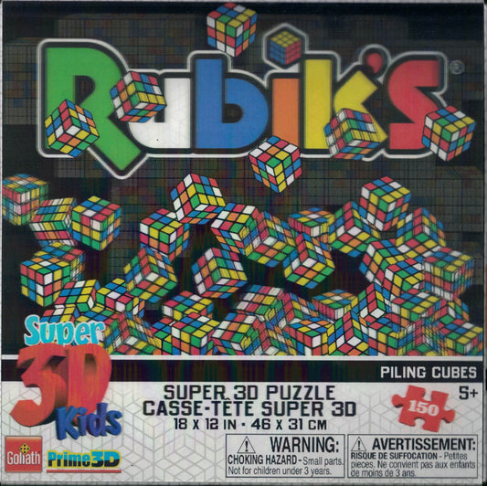 Rubik's Piling Cubes 150pc 3D Puzzle
