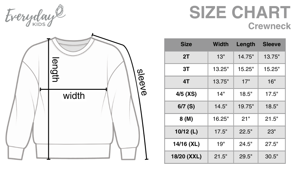 Boys’ Fleece Charcoal Gray Crewneck Sweatshirt