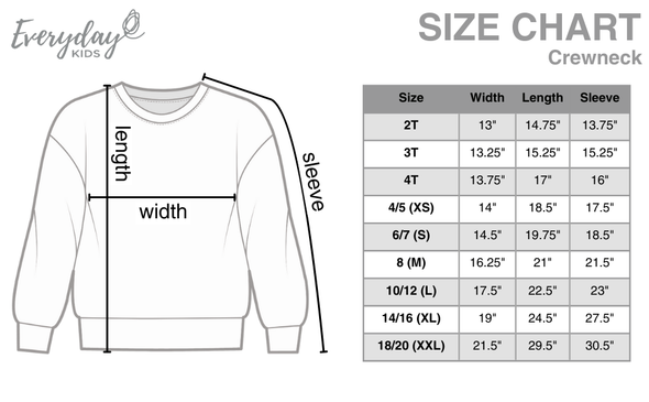 Boys’ Fleece Charcoal Gray Crewneck Sweatshirt