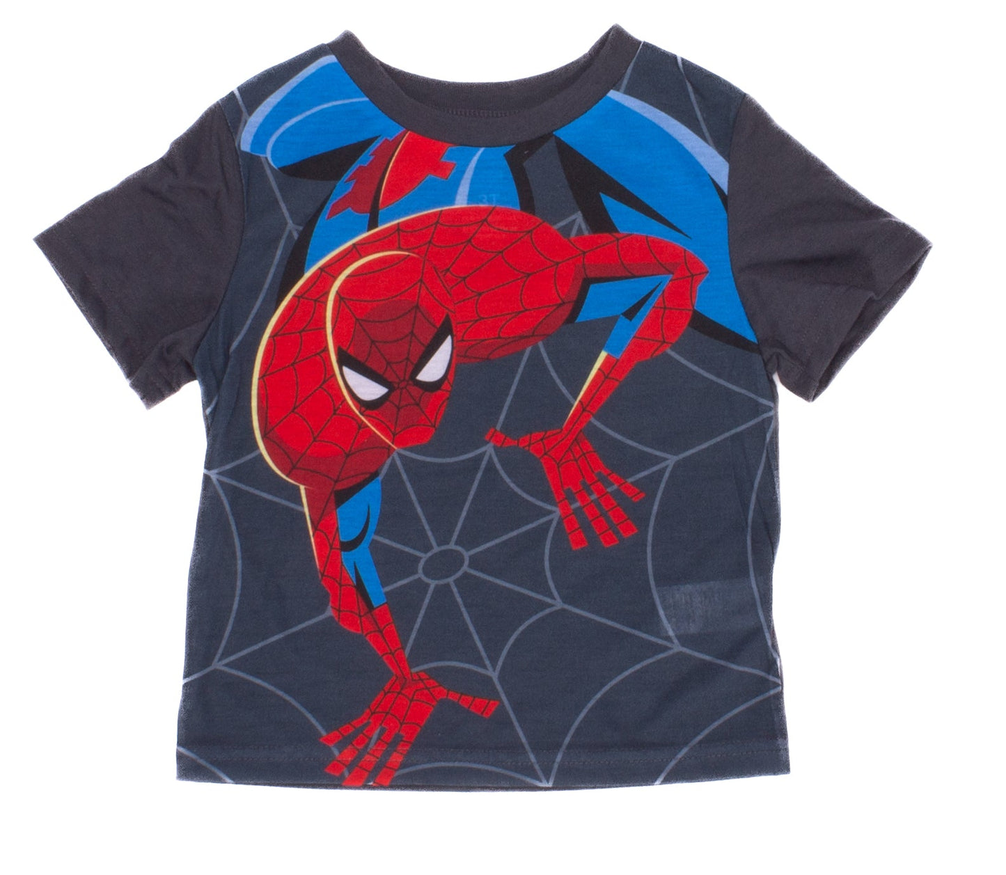 Marvel Spider-Man Boys 2-Piece Pajama Set Short Sleeve Top and Pants