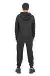 EVERYDAY KIDS Boys Black Zip-Up Hoodie  – Soft Fleece Jacket with Hood – All-Season Kids Sweatshirt for School, Play, or Layering