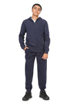EVERYDAY KIDS Boys Navy Zip-Up Hoodie – Soft Fleece Jacket with Hood – All-Season Kids Sweatshirt for School, Play, or Layering