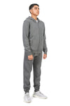 EVERYDAY KIDS Boys Charcoal Gray Zip-Up Hoodie – Soft Fleece Jacket with Hood – All-Season Kids Sweatshirt for School, Play, or Layering