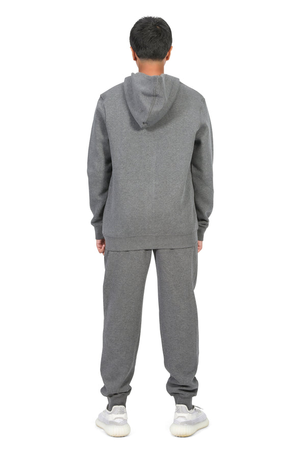 EVERYDAY KIDS Boys Charcoal Gray Zip-Up Hoodie – Soft Fleece Jacket with Hood – All-Season Kids Sweatshirt for School, Play, or Layering
