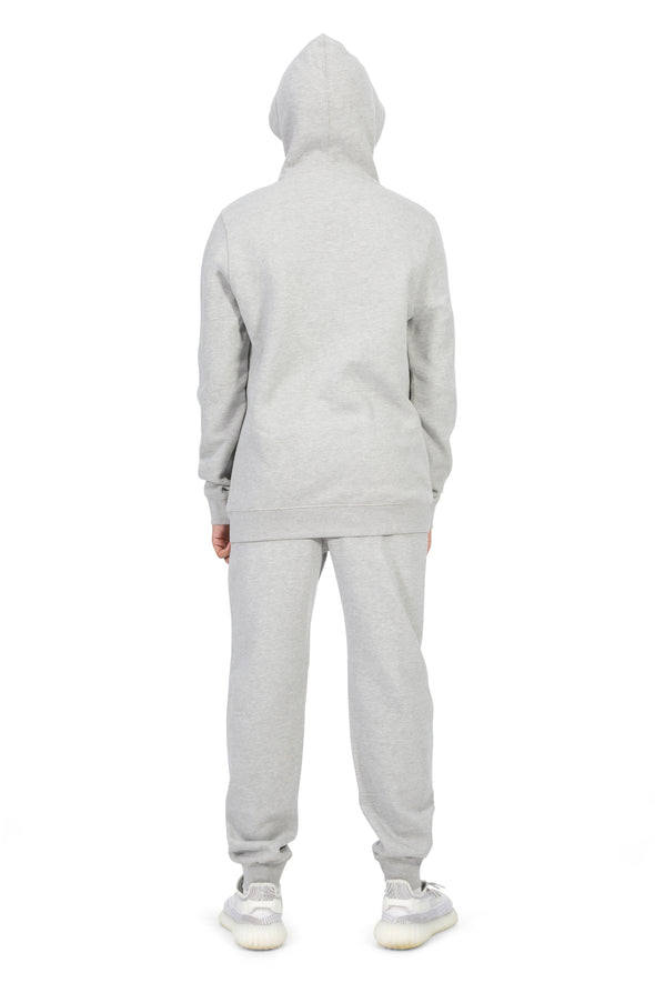 EVERYDAY KIDS All-Season Heather Gray Pullover Hoodie – Warm Fleece Sweatshirt with Hood – Ideal for School, Outdoor Play, or Travel – Boys Hoodie