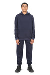 EVERYDAY KIDS All-Season Navy Pullover Hoodie – Warm Fleece Sweatshirt with Hood – Ideal for School, Outdoor Play, or Travel – Boys Hoodie
