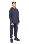 EVERYDAY KIDS All-Season Navy Pullover Hoodie – Warm Fleece Sweatshirt with Hood – Ideal for School, Outdoor Play, or Travel – Boys Hoodie