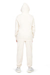 EVERYDAY KIDS All-Season Off-White Pullover Hoodie – Warm Fleece Sweatshirt with Hood – Ideal for School, Outdoor Play, or Travel – Boys Hoodie