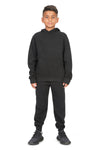 EVERYDAY KIDS All-Season Black Pullover Hoodie – Warm Fleece Sweatshirt with Hood – Ideal for School, Outdoor Play, or Travel – Boys Hoodie