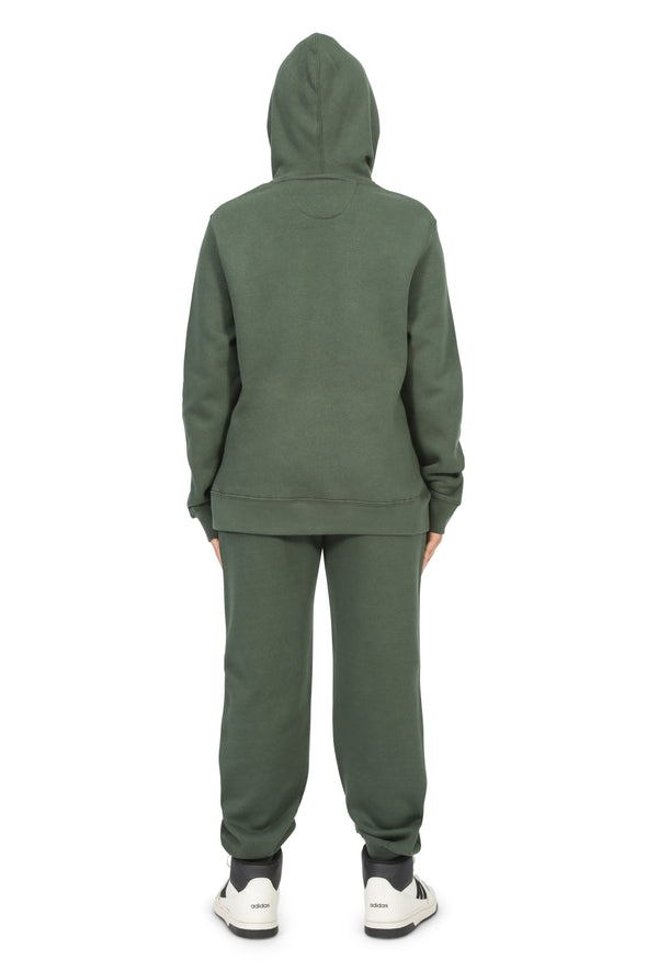 EVERYDAY KIDS All-Season Green Pullover Hoodie – Warm Fleece Sweatshirt with Hood – Ideal for School, Outdoor Play, or Travel – Girls Hoodie