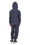 EVERYDAY KIDS All-Season Navy Pullover Hoodie – Warm Fleece Sweatshirt with Hood – Ideal for School, Outdoor Play, or Travel – Girls Hoodie