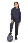 EVERYDAY KIDS All-Season Navy Pullover Hoodie – Warm Fleece Sweatshirt with Hood – Ideal for School, Outdoor Play, or Travel – Girls Hoodie