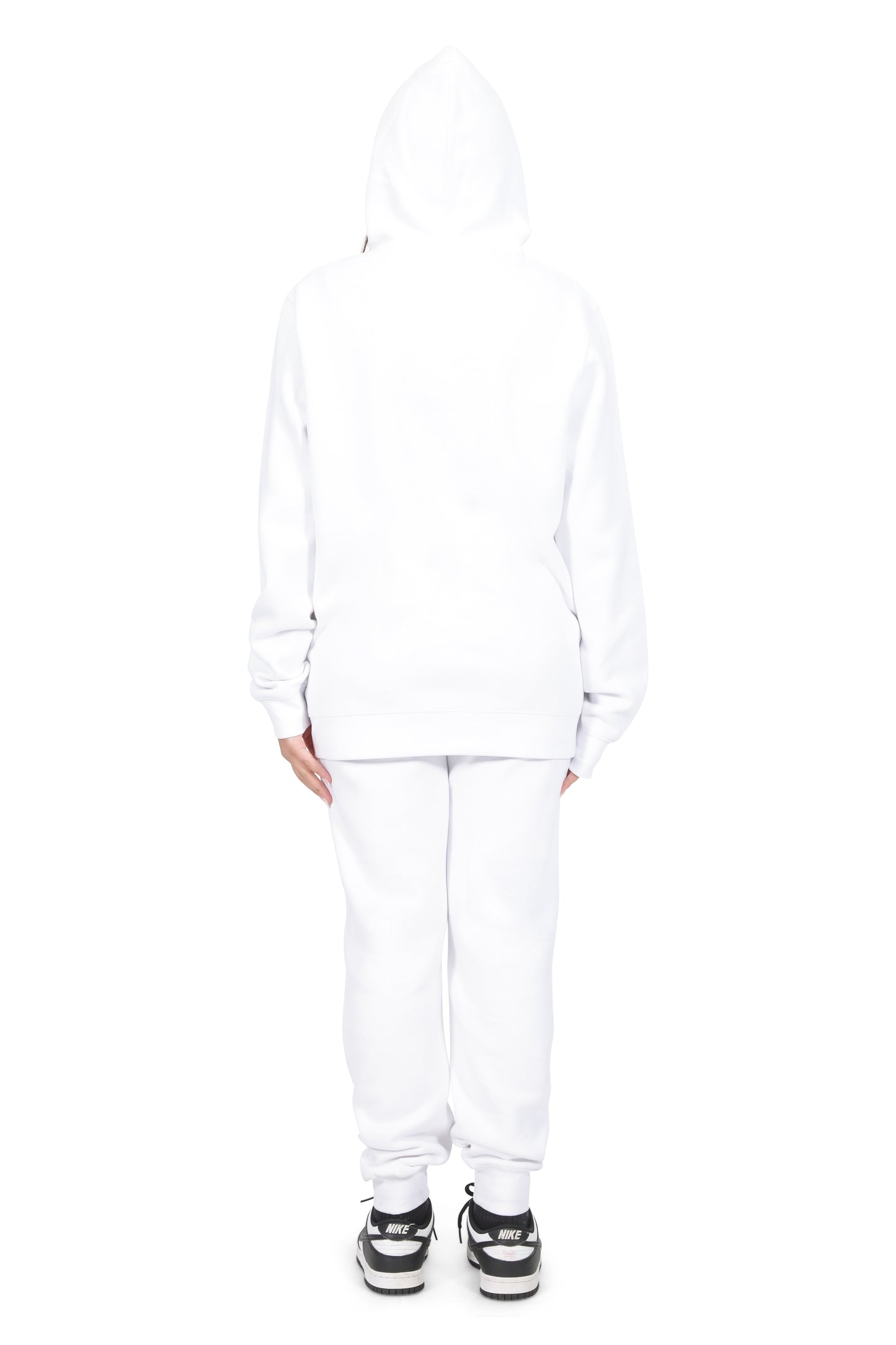 EVERYDAY KIDS All-Season White Pullover Hoodie – Warm Fleece Sweatshirt with Hood – Ideal for School, Outdoor Play, or Travel – Girls Hoodie