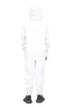EVERYDAY KIDS All-Season White Pullover Hoodie – Warm Fleece Sweatshirt with Hood – Ideal for School, Outdoor Play, or Travel – Boys Hoodie