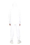 EVERYDAY KIDS All-Season White Pullover Hoodie – Warm Fleece Sweatshirt with Hood – Ideal for School, Outdoor Play, or Travel – Boys Hoodie