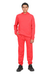EVERYDAY KIDS All-Season Red Pullover Hoodie – Warm Fleece Sweatshirt with Hood – Ideal for School, Outdoor Play, or Travel – Boys Hoodie