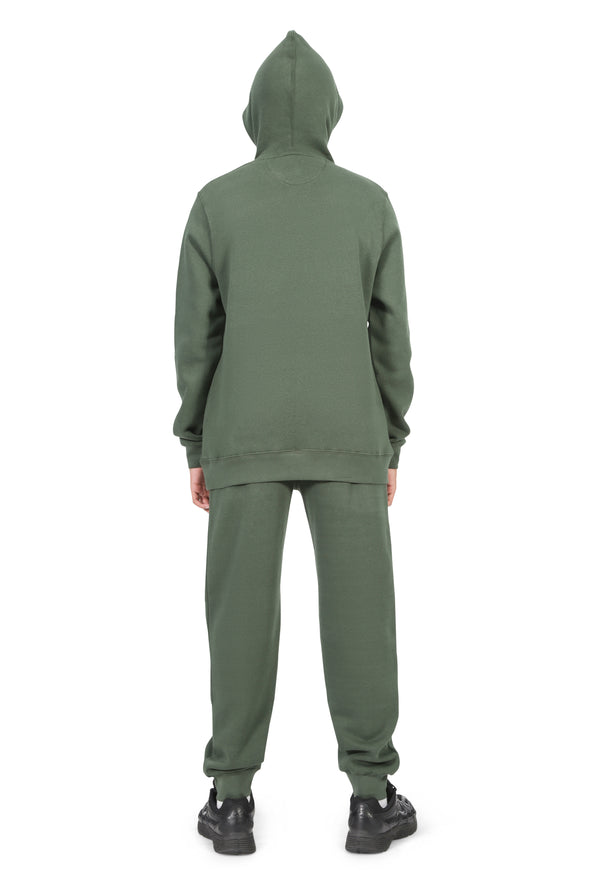 EVERYDAY KIDS All-Season Green Pullover Hoodie – Warm Fleece Sweatshirt with Hood – Ideal for School, Outdoor Play, or Travel – Boys Hoodie