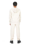EVERYDAY KIDS Boys Off-White Zip-Up Hoodie – Soft Fleece Jacket with Hood – All-Season Kids Sweatshirt for School, Play, or Layering