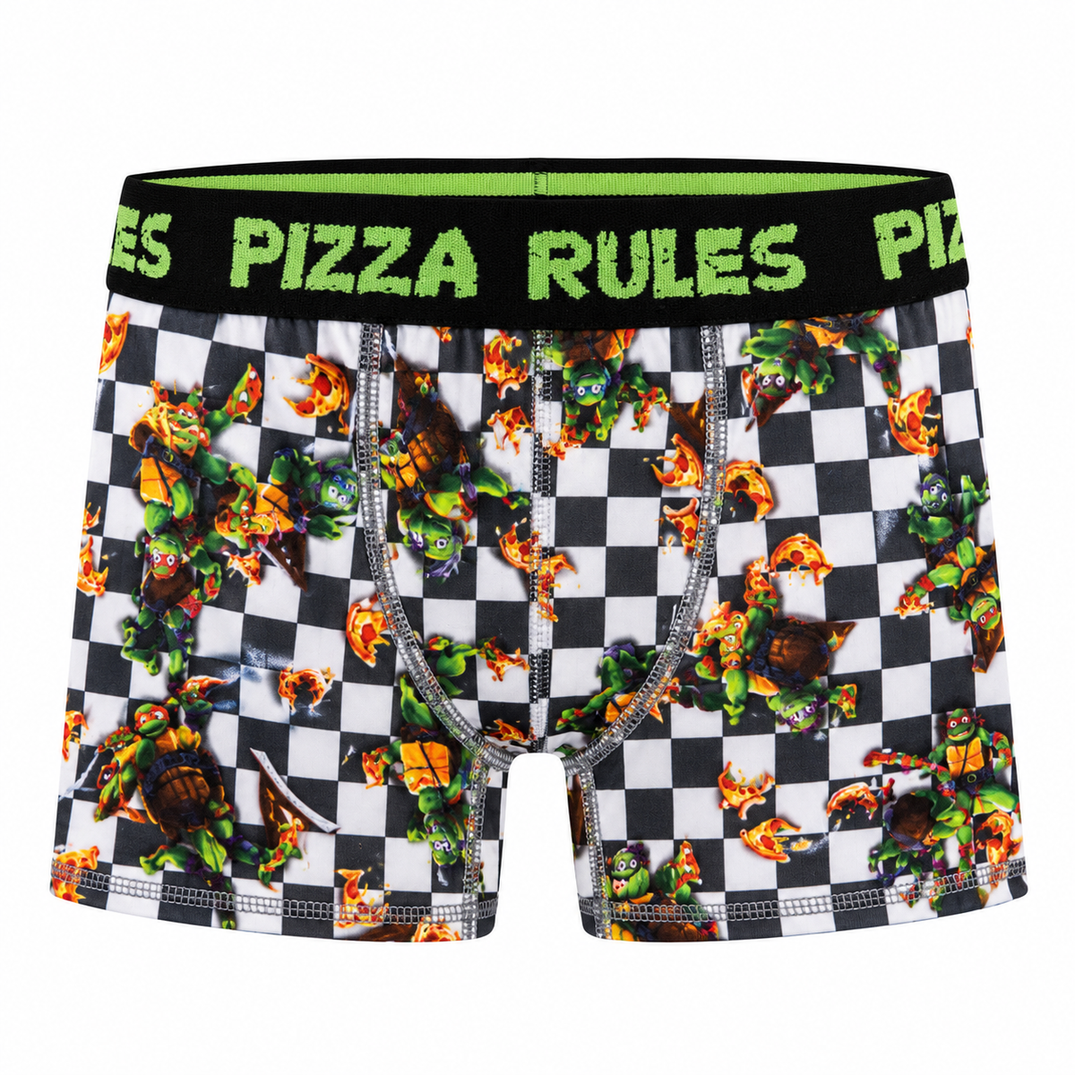 Teenage Mutant Ninja Turtles Boys 4-Pack Performance Boxer Briefs, TMNT Mutant Mayhem Underwear Set, Size 4