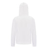 EVERYDAY KIDS Boys White Zip-Up Hoodie – Soft Fleece Jacket with Hood – All-Season Kids Sweatshirt for School, Play, or Layering
